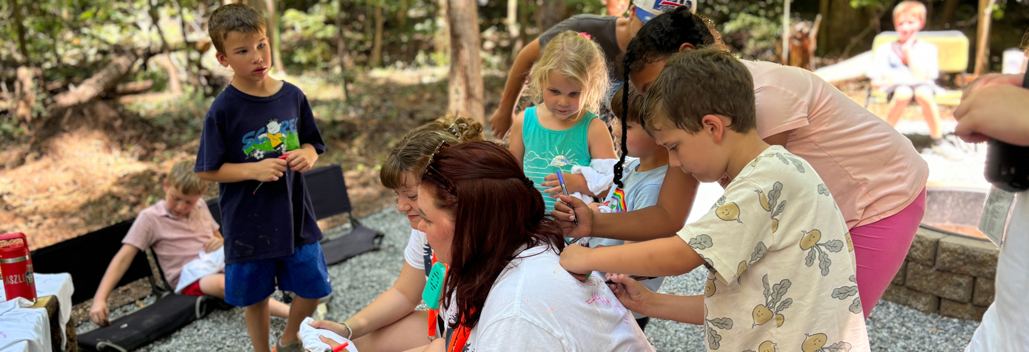 students braiding hair 