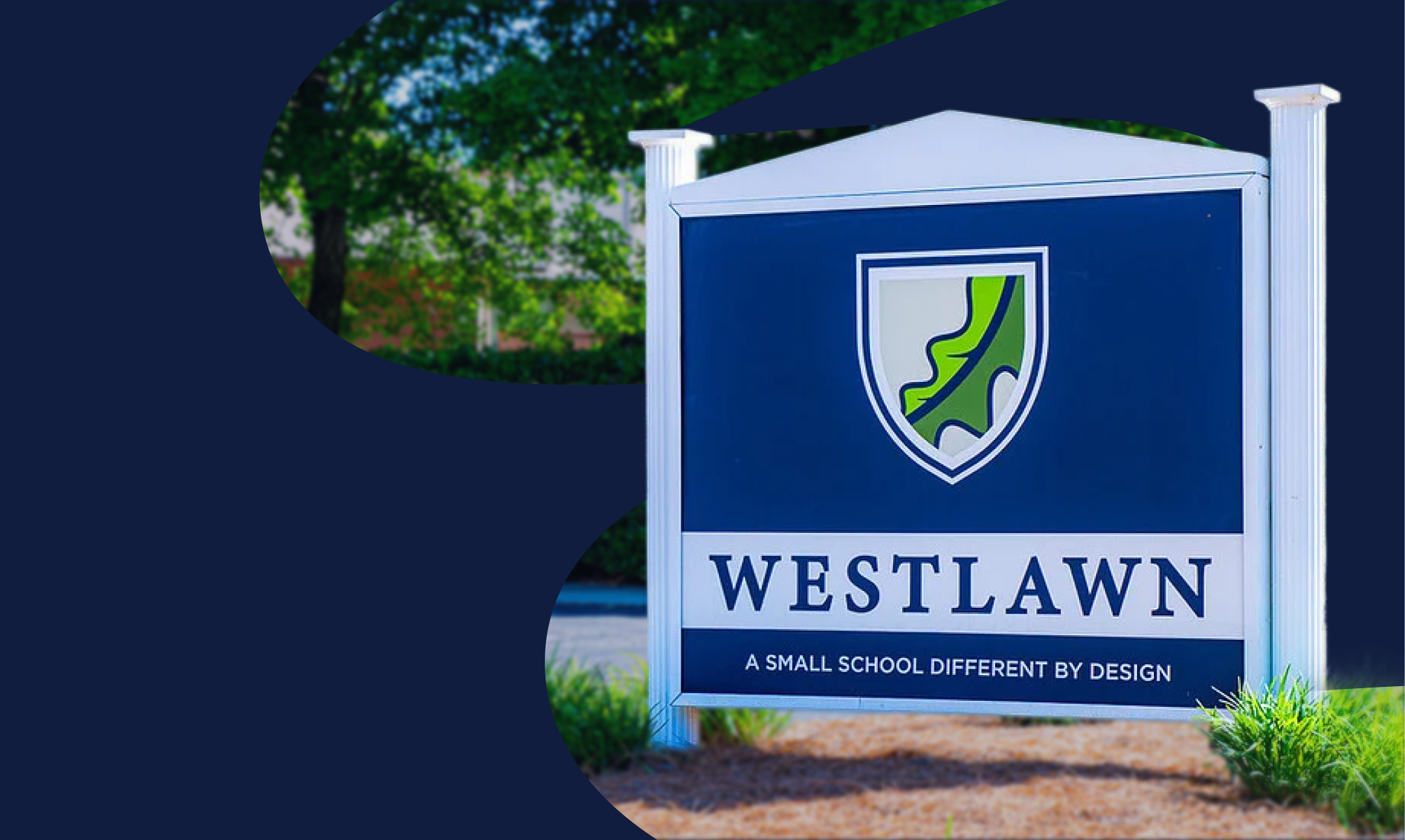 Westlawn school sign