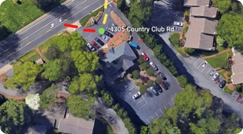 satellite view of the facility 